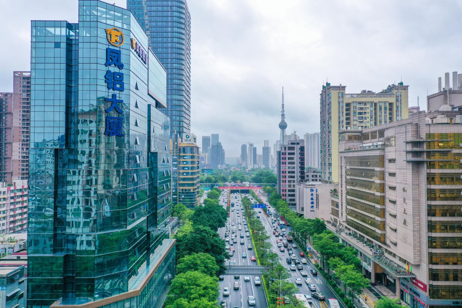 立足佛山，鳳翔寰宇！鳳鋁大廈亮相佛山CBD